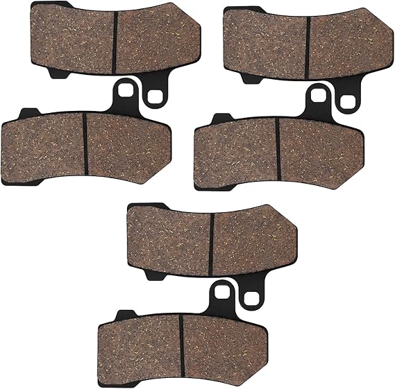 Brake Pads for Harley Davidson Touring FLHTC Electra Glide Classic 2008-2012 / FLHTCU Ultra Classic Electra Glide 2008-2017 Front and Rear