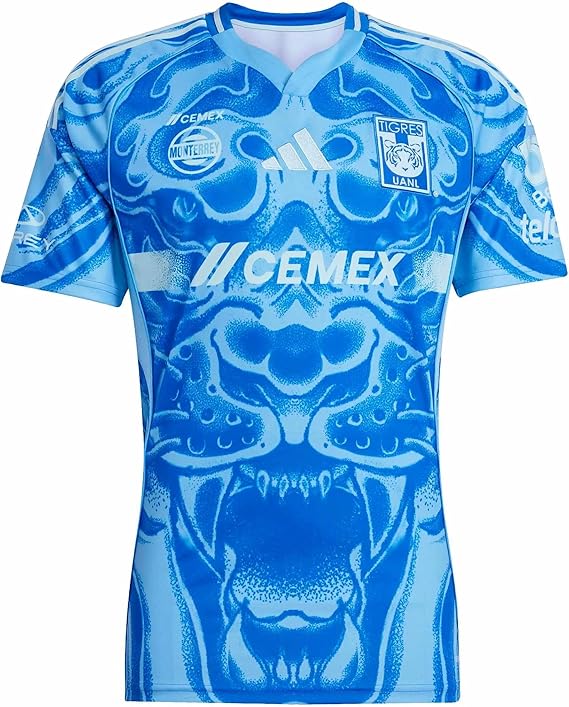 adidas Tigres Away Jersey 25/26 (Blue/Aqua)