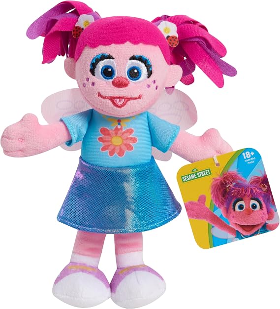 Sesame Street Friends Abby Cadabby Sustainable Plush Stuffed Toy