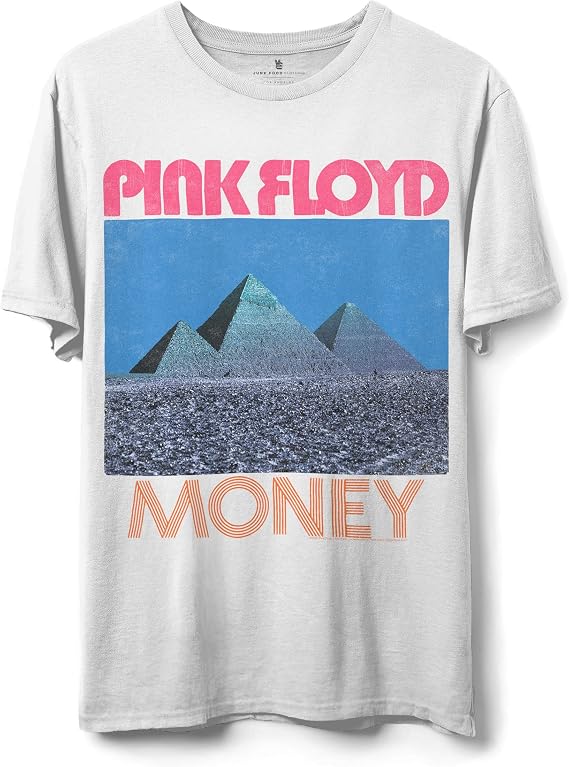 Junk Food Unisex Adult Pink Floyd Money T-Shirt
