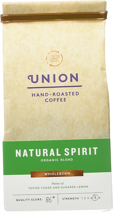 Union Hand Roasted Coffee Organic Wholebean, 200g