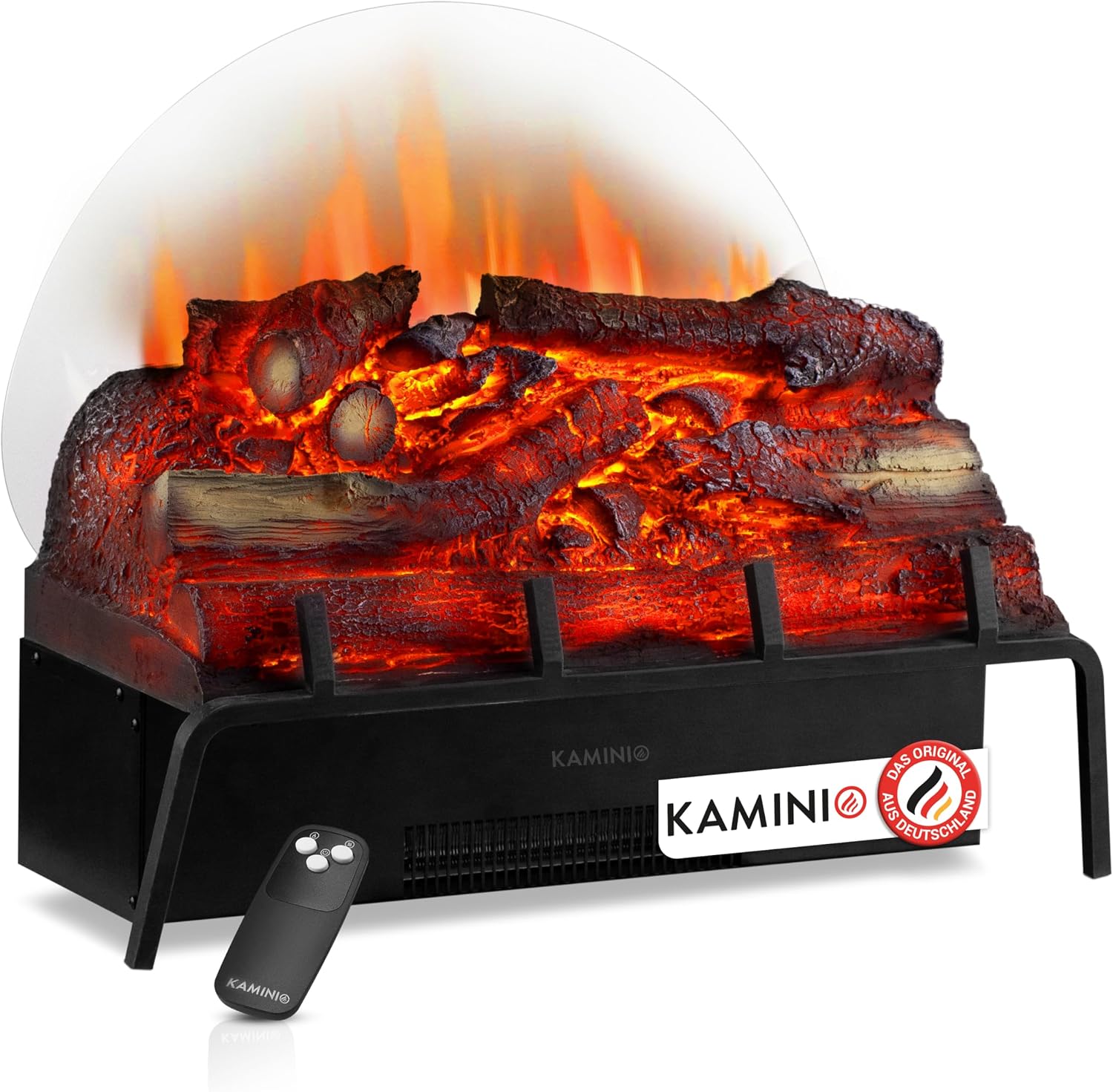 Noah Electric Fireplace Insert with Heater 3D Flame Effect Remote Control