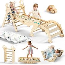 Pikler Triangle Set - Indoor Playground, Woodland Cabin