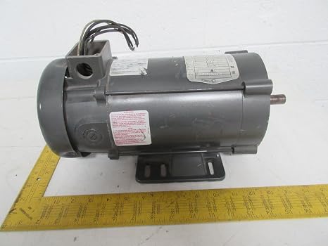 BALDOR CD3476 56C Frame TEFC DC Motor, 0.75 hp, 1750 RPM, 3428D, F1