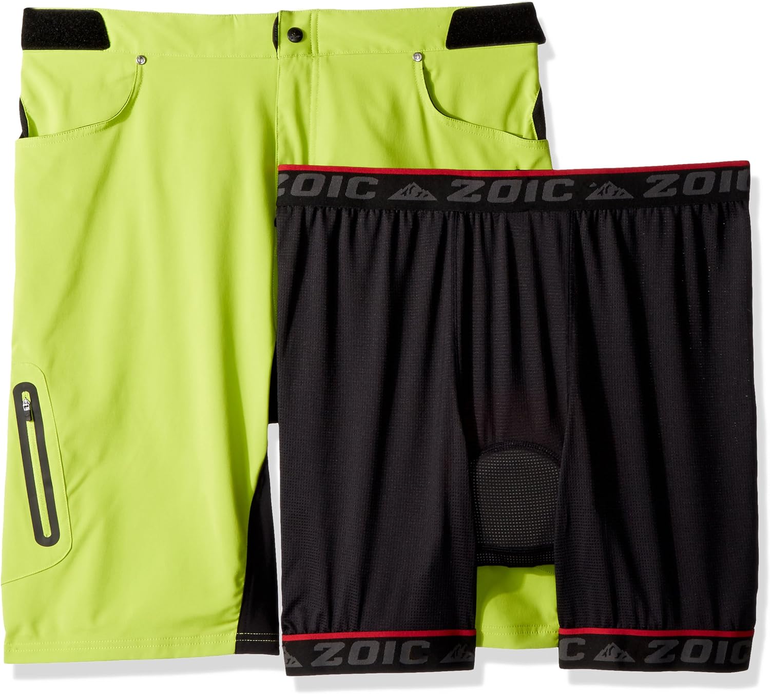 Mens Ether Mountain Bike MTB Cycle Riding Short with Padded Essential Liner Relaxed Fit