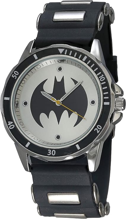 Accutime Kids Batman Analog Quartz Watch for Boys, Girls & Adults All Ages