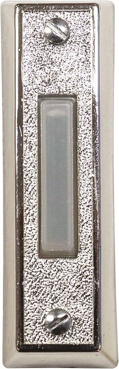 HEATHCO SL-258-02 Silver Wired Push Button