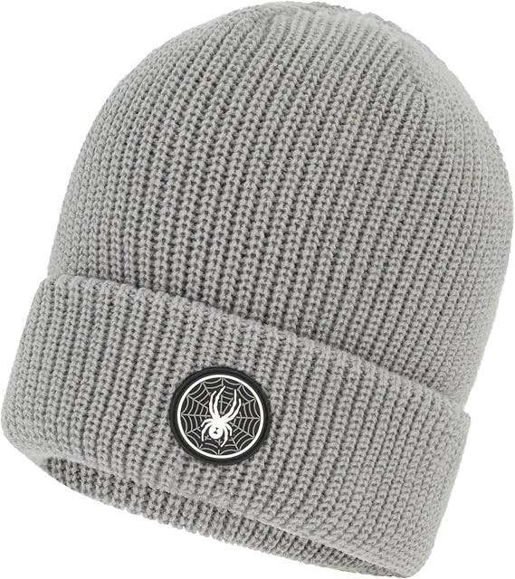 Spyder Men's Fleece Lined Cuff Logo Beanie