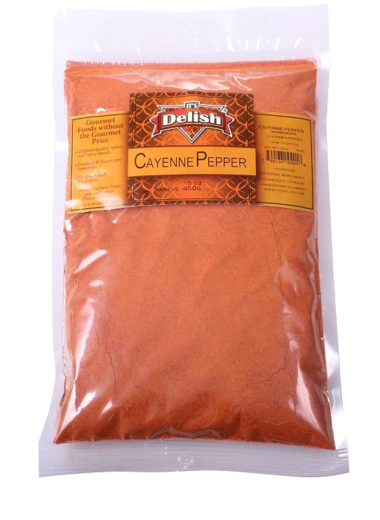 Cayenne Pepper Powder by Its Delish, 2 LBS Bulk Bag | All-Natural Red Pepper Powder for Cooking, Camping, and Meals | Kosher and Non-GMO