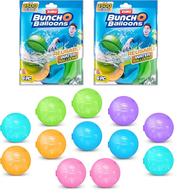 Bunch O Balloons Reusable Water Balloons 12 Pack by ZURU