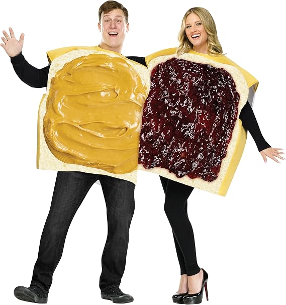 Fun World Peanut Butter and Jelly Couple Costume