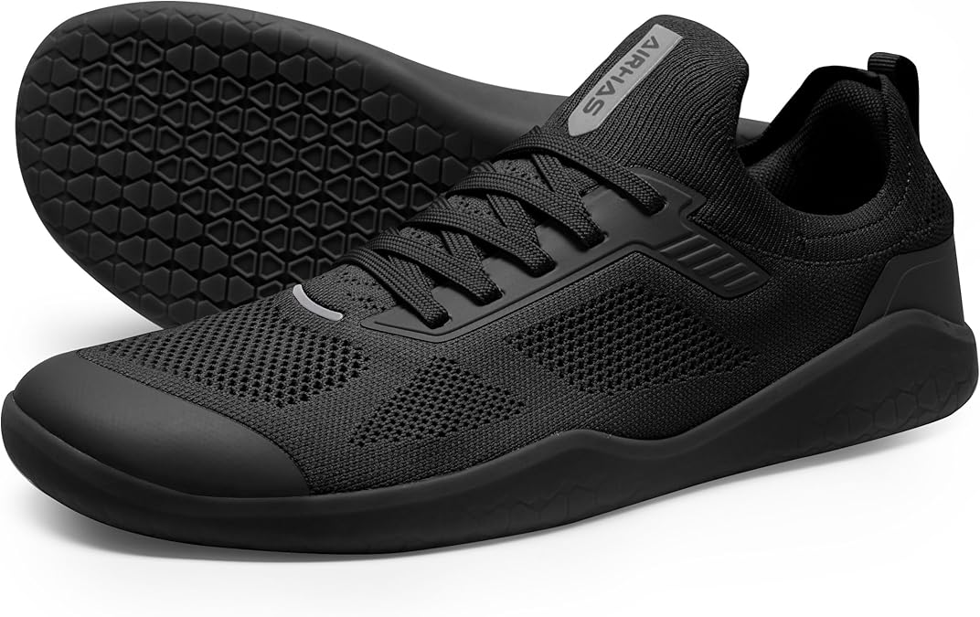 Men's Barefoot Shoes Zero Drop Minimalist Sneakers with Anatomical Toe Box