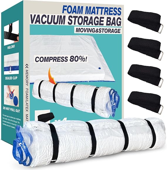 Queen Full Mattress Storage Vacuum Bag for Moving Storage