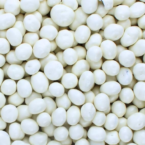 Yogurt & White Chocolate Dipped Raisins Bulk - Plump White Chocolate and Vanilla Yogurt Blend Covered Fruit, Coated Snack Raisins (1 Pound)