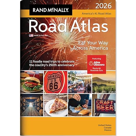 Rand McNally 2026 Road Atlas: United States, Canada, Mexico (Rand McNally Road Atlases)