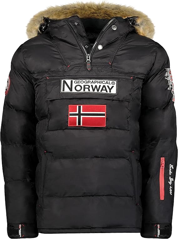 Geographical Norway Padded Jacket Brice Padded Jacket Polyamide Black XXL