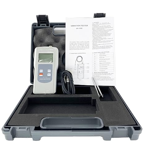 Digital Vibration Meter Vibrometer with 3 Parameters Displacement Velocity and Acceleration