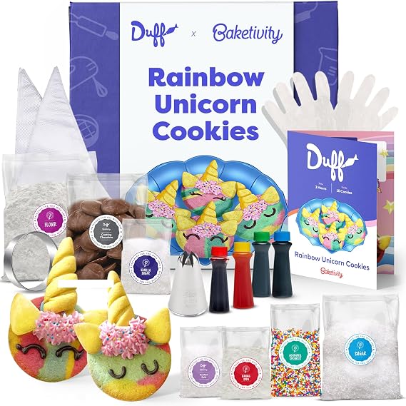 Baketivity x Duff Goldman Unicorn Cookies Kids Baking Kit