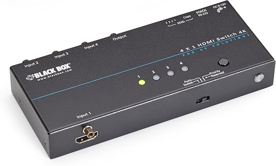 Black Box 4x1 4K HDMI Switch