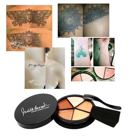 Tattoo Cover Up Concealer Makeup - Full Coverage - 5 Colors To Mix & Match Skin Tone - Made in the USA