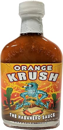 Orange Krush Habanero Hot Sauce, 5oz