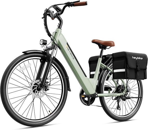 Heybike Cityscape 2.0 Electric Bike for Adults with 468Wh Removable Battery and up to 50Miles, UL Certified