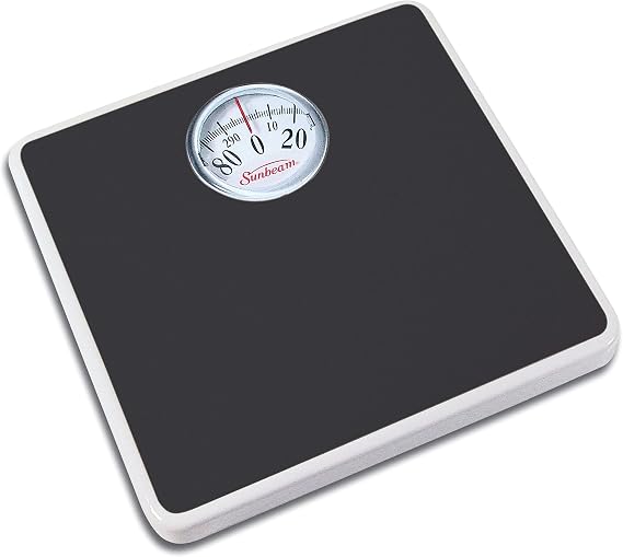 Sunbeam Easy Read Dial Scale, Black