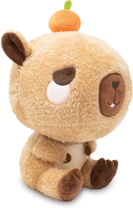 Cuddle Barn PlushGoals - Camden The Calm Capybara | Super Soft Cute Kawaii Collectible Stuffed Animal Plush Toy, 9 inches