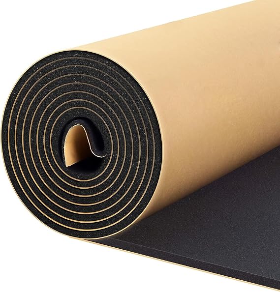 SOOMJ Closed Cell Foam Sound Proofing Insulation Deadener Mat,Car Sound Deadening Material, Car Van Sound Proofing Insulation Foam (197mil(3/16") 15.7"x39.4" 4.3sq.ft)