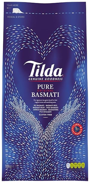 Tilda Pure Original Basmati Rice Pack of 1 (1 x 10 kg)