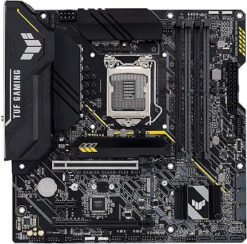 ASUS TUF Gaming B560M-PLUS WiFi LGA1200 Intel11th/10th Gen Micro ATX Gaming Motherboard PCIe 4.0, 2X M.2 Slots,8+1 Power Stages, 2.5Gb LAN, WiFi 6, USB 3.2 Type-C, ThunderboltTM 4 Support