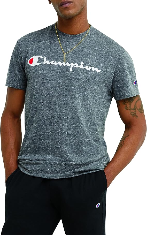 Champion Men's T-Shirt, Powerblend, Soft, Graphic T-Shirt, Most Comfortable T-Shirt for Men