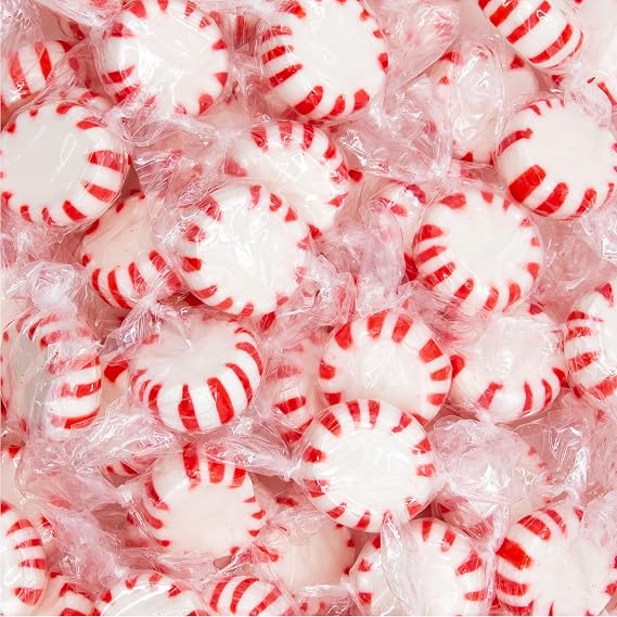 Starlight Mints, Peppermint Candy Individually Wrapped, 1 Lb Bag