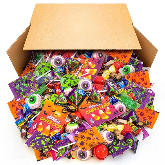 Halloween Candy Variety Pack, Assorted Candy Individually Wrapped, 12 Lb