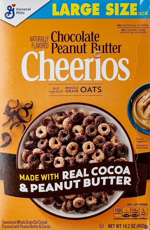 Chocolate Peanut Butter Cheerios Breakfast Cereal