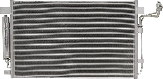 Evan Fischer A/C Condenser Compatible with 2007-2018 Nissan Altima, Fits 2022-2023 Nissan Altima, Fits 2009-2014 Nissan Maxima, Fits 2016-2021 Nissan Maxima With Receiver Drier NI3030161