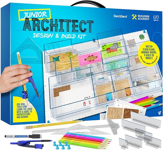 Architecture Kit for Kids - Architect Home Model Kit - Girls & Boys Gifts | 8 9 10 11 12 Year Old Girl Gifts - Boys Toys Age 8-10 - STEM Toys for Ages 8-13 - 12 Year Old Boy Birthday Gift for Girls