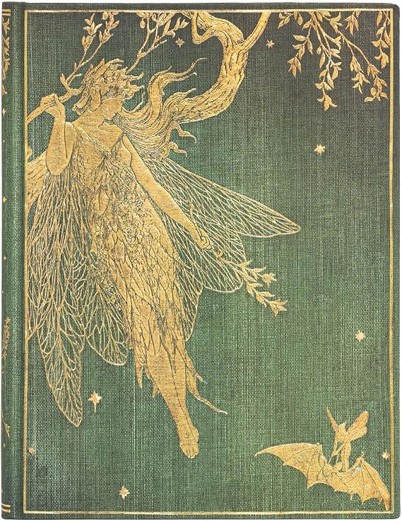 Paperblanks Hardcover Journal Olive Fairy | Unlined | Ultra (180 × 230 mm)