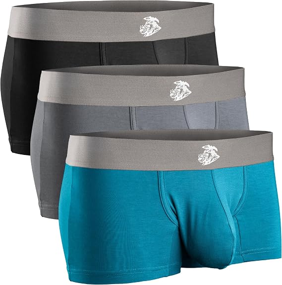 RM Real Men Men's Real Men Boxershorts Modal Pouch D 3er Pack Boxer Briefs (pack of 3)