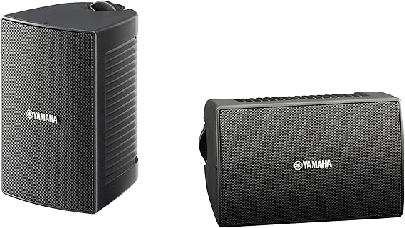 YAMAHA NS-AW194BL High-Performance All-Weather Speakers, Black