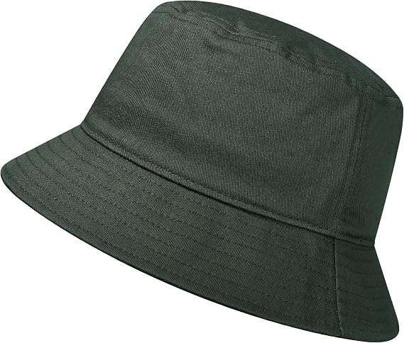GADIEMKENSD 100% Cotton Bucket Hat - Unisex, UPF 50 Sun Protection, Lightweight, Packable