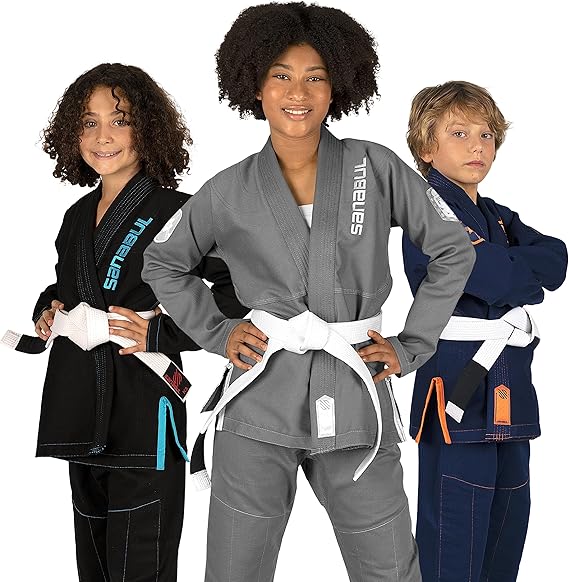 Sanabul Future Legends BJJ Gi for Kids Jiu Jitsu Gi Kimono for Children Youth Preshrunk Fabric & BJJ White Belt Included