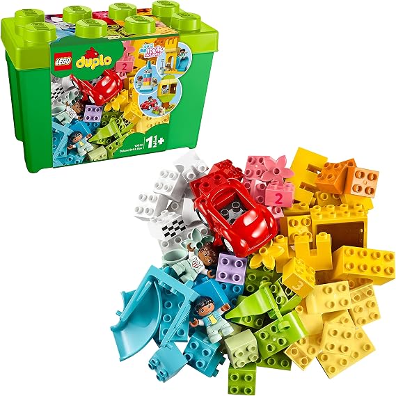 LEGO DUPLO Classic Lüks Yapım Parçası Kutusu 10914 | 1 Yaş ve Üzeri Çocuklar için Oyuncak Yapım Seti, Hediye Fikri (85 Parça)