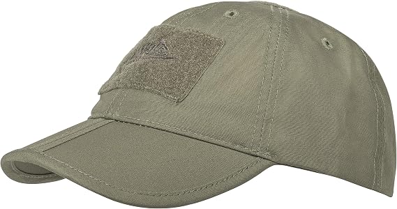 Helikon-Tex Men's Baseball Folding Cap -Polycotton Ripstop Baseball Folding Cap Polycotton Ripstop PL Woodland