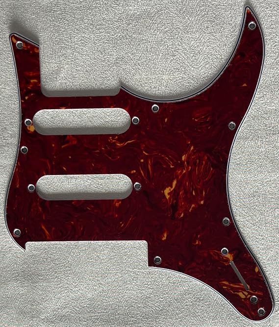 Pick Guard For Yamaha Pacifica 112V Style Guitar Pickguard (4-Ply Red Tortoise)