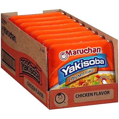 Maruchan Yakisoba Chicken, 4.00 Oz, Pack of 8 | 4.00 Oz, Pack of 8