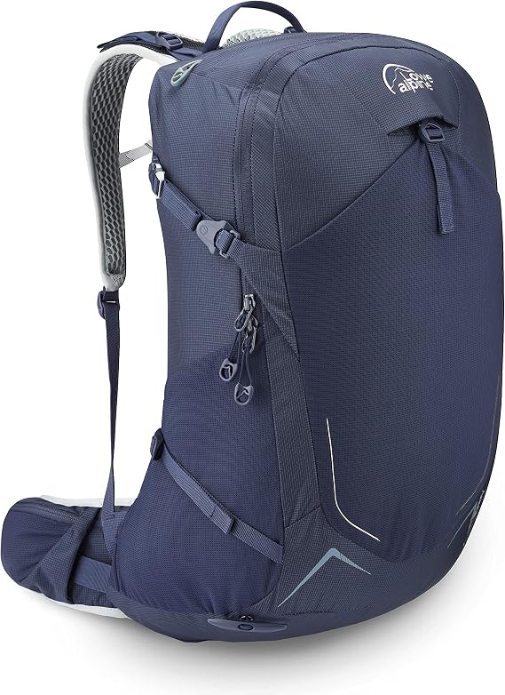 Lowe Alpine Womens AirZone Trek ND Backpack for Day or Short Hikes, AirZone Trek ND43:50 Liter, Navy