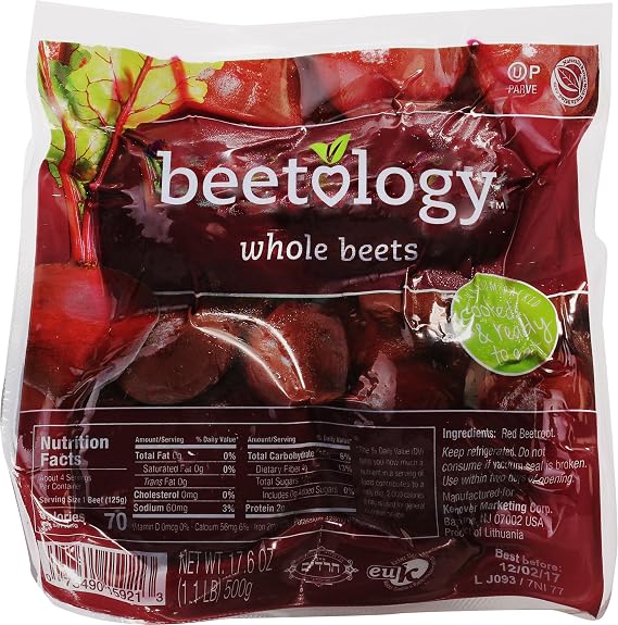 Beetology Red Beets, 17.6oz (1 Pack)