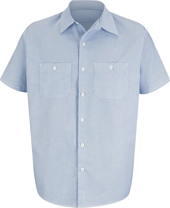 Red Kap Men's Industrial Short Sleeve Work Shirt