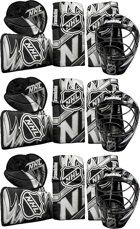 Franklin Sports NHL Youth Mini Hockey Goalie + Mask Set